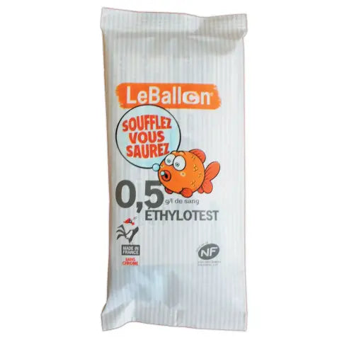 Éthylotest à usage unique